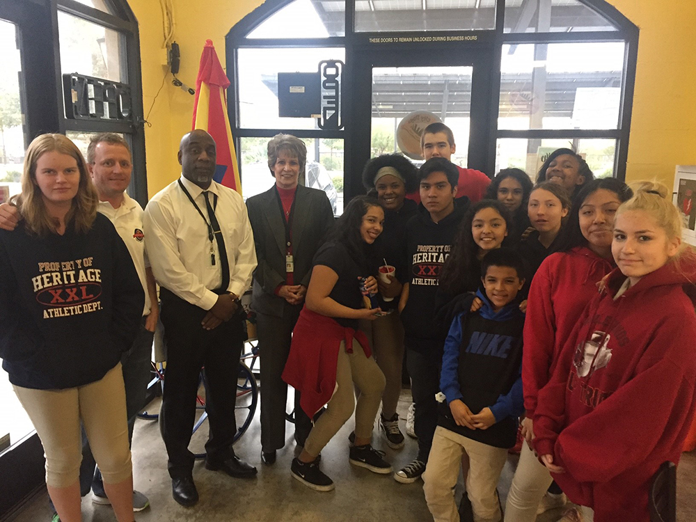 Heritage Students With Mayor Mook | Heritage Elementary Schools ...