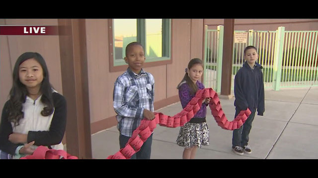 FOX 10 Visits Heritage to see Random Acts of Kindness Chain