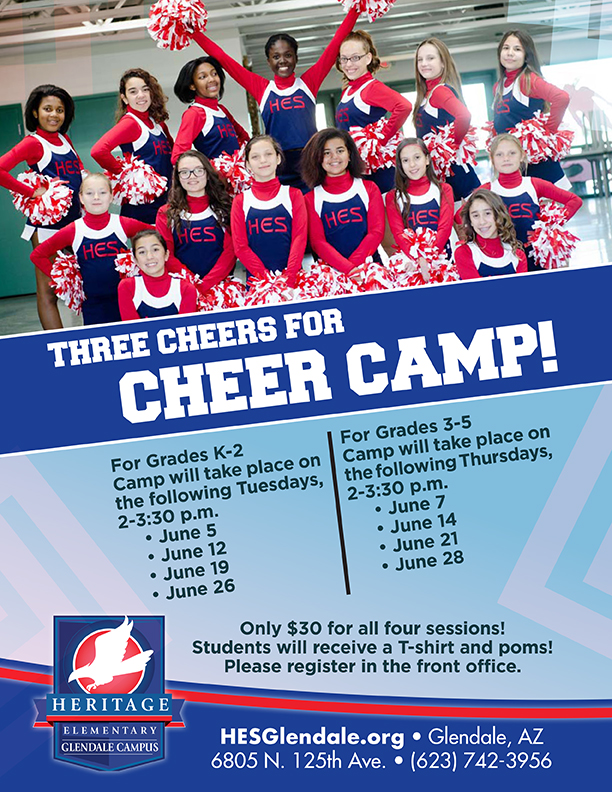 Cheer Up! Cheer Camp Is Coming!