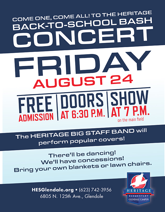 Come to the Back-to-School Bash Concert